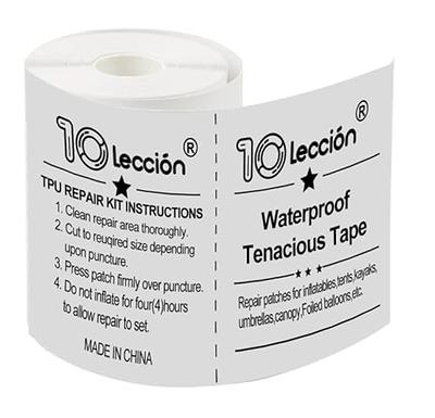 10Leccion 20 Pack of TPU Pool Patch Repair Kit for Air Mattress, Swimming  Pool, Bounce House, Tent, Canvas, Canopy, Floats, Tubes Bed and Inflatable  Toys with 2 Pieces Plastic Deflate Tubing - Yahoo Shopping