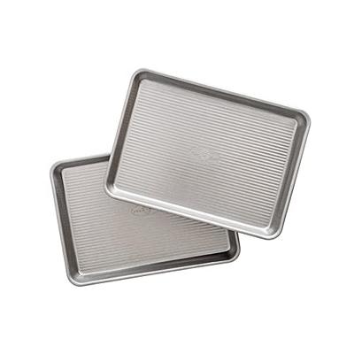 USA Pan Nonstick Quarter Sheet Pan, Set of 2, Silver