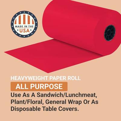 RUSPEPA Green Kraft Paper Roll - 17.5 inches x 32.8 feet - Recyclable Dyed  Lined Kraft Paper Perfect for for Crafts, Art, Wrapping, Packing, Postal