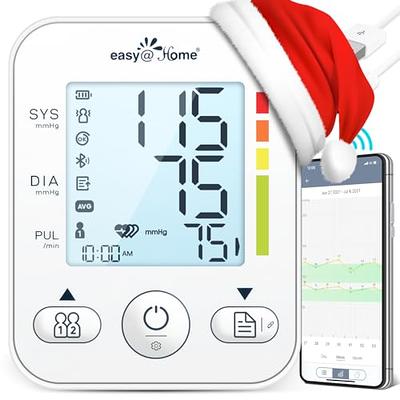 iHealth Track Smart Upper Arm Blood Pressure Monitor, Adjustable Cuff Large  Arm Friendly, Bluetooth Blood Pressure Machine, App-Enabled for iOS &  Android
