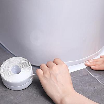Hoacm White Caulk Tape for Bath & Kitchen, 1.5 x 10.5Ft Self Adhesive  Caulk Strip Waterproof for Bathtub, Caulking Tape for Kitchen  Countertop,Sink,Bathroom,Toilet, Floor Wall Edge Protector - Yahoo Shopping