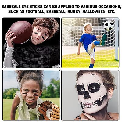 CAHIUYOA 3PCS Eye Black Stick for Sports,Professional Eyeblack Sports  Football Baseball Softball Eye Black Face Body Paint Stick Makeup