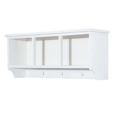 PROOX 12.72 in. W x 4.72 in. D x 11.3 in. H Double Glass Wall Mount Bathroom Shelf in Chrome, Grey