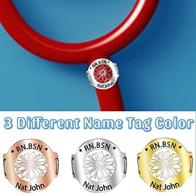 Stethoscope Name Tag Personalized, Custom Stethoscope Charms Customized Nurse  Accessories for Work Engraved Name Nurse Gifts for Doctor Medical Assistant  Vet Style 3 - Yahoo Shopping