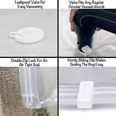 Mattress Vacuum Bag, Sealable Bag for Memory Foam or Inner Spring Mattresses,  Compression and Storage for Moving and Returns, Leakproof Valve and Double  Zip Seal (Queen/Full/Full-XL)