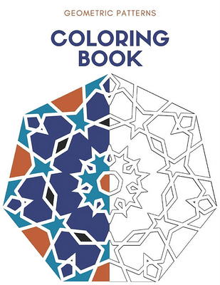 Geometric Designs and Patterns: Geometric Coloring Book for Adults