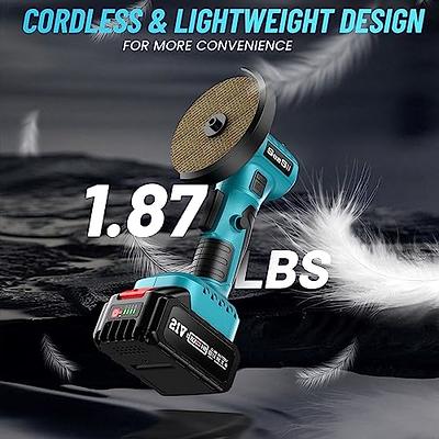 Cordless Grinder[2023 UPGRADE], Seesii 21V Brushless Mini Angle