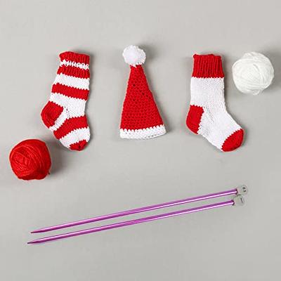 30 Pcs/15 Pairs Knitting Needles Set, Metal Knitting Kit in