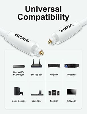 Optic Audio Cable Digital Optical Fiber Cable Toslink 1m Spdif Coaxial  Cable Compatible Amplifiers Player