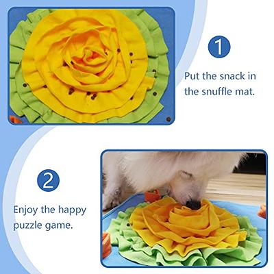 All For Paws Dog Snuffle & Nosework Training Feeding Mat with Squirrel Toy