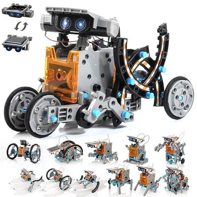 2Pepers Electric Motor Robotic Science Kits for Kids (4-in-1), DIY Stem Toys Kids Science Experiment Kits, Building Educational Robotics Kit for Boys