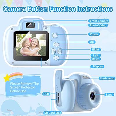 Kids Camera, HAONIU 48MP Digital Dual Camera Kids Toys for Boys/Girls 3-12  Years Old