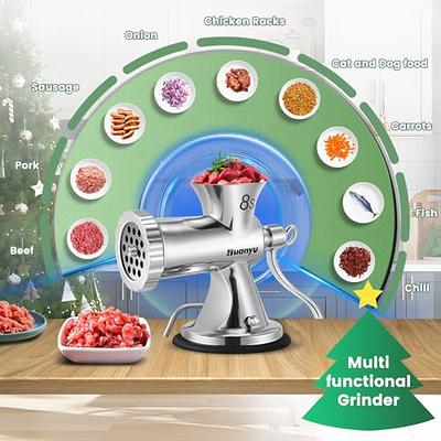 Nut Chopper Grinder Garlic Chopper Food Processor Hand Crank for