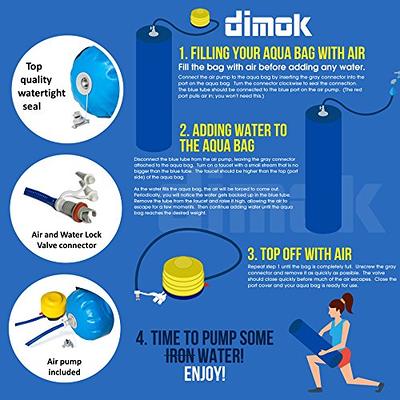 dimok Workout Sand Bag Water Aqua Bag Training Weight Bag Military