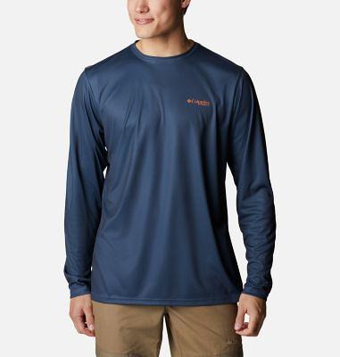 Chicago Bears Starter Cross-Check V-Neck Long Sleeve T-Shirt - Orange