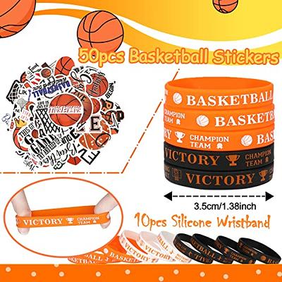 2pcs Silicone Bracelet Basketball Sports Wrist Strap Wristband | Fruugo BH
