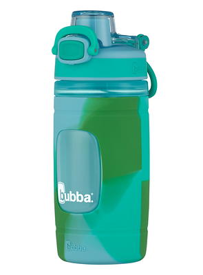 Bubba Flo Kids Water Bottle with Silicone Sleeve Crystal Ice, 16 oz