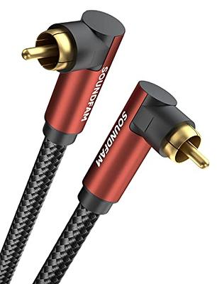 RCA Cables 5ft - RCA to RCA Cable Shielded 2 RCA Audio Cable for Home  Theater, HDTV, Amplifiers, Subwoofer, Car Audio, Speakers,Audio Mixer