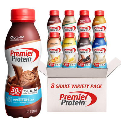 Premier Protein Clear Protein Drink, Variety Pack, 16.9 Fl Oz