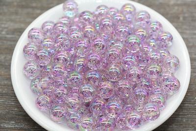 20mm Pink Glitter Sparkle Chunky Bubblegum Beads, Acrylic Beads in Bulk,  20mm Bubble Gum Shiny - Yahoo Shopping