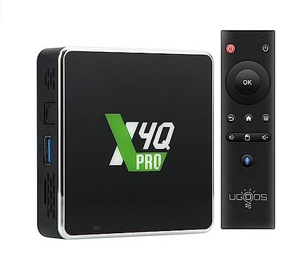 MXQ PRO 4K Android 11 Smart TV Box with TV Remote Control Android TV Box  with 2.4G 5G Dual Band WiFi Quadcore Processor Home Media Player with 4K