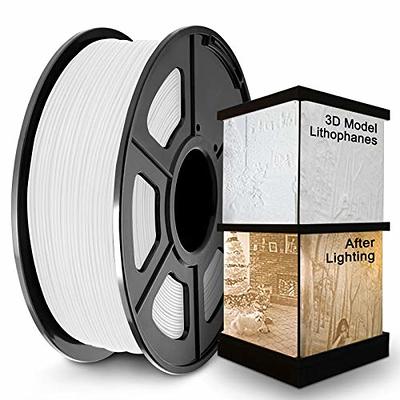 Creality PLA Filament 1.75mm 3D Printer Filament Ender PLA No-Tangling  Smooth Printing Accuracy +/- 0.02mm Fit Most FDM 3D Printers (White & Blue  2-Pack), 2.2lbs/Spool*2 - Yahoo Shopping