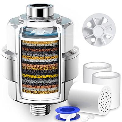 SR SUN RISE 20-Stage Shower Head Filter, High Output Water Filter, Reduces  Chlorine and Fluoride, with 3 Replacement Cartridges, Polished Chrome -  Yahoo Shopping