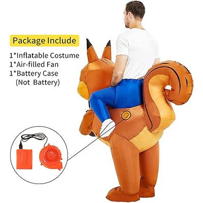 JUROSAICA Inflatable Costume Adult Squirrel Costume Ride On Funny Costume  Adult Thanksgiving/Christmas Costumes For Men Women Blow Up Costumes -  Yahoo Shopping