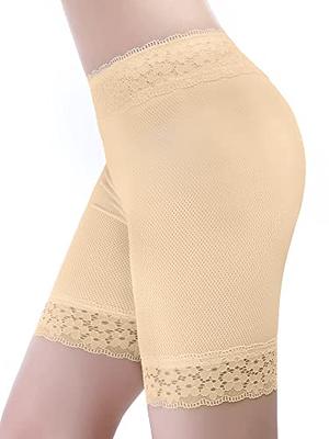 Cheap Women Seamless Basics Slip Shorts Smooth Panty Stretch Boyshorts Bike  Short Safety Pants Under Dress