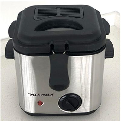 Keyoumi 3.2 Liter Indoor Turkey Deep Fryer with Timer Keyoumi