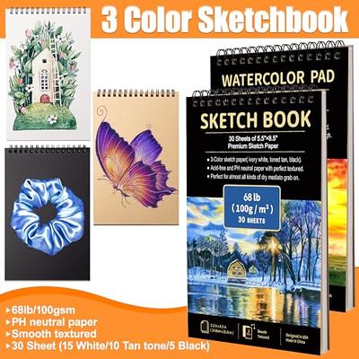  HTVRONT 76 PACK Drawing Set Supplies - Pro Art Set for Adult  with 2-Color Sketchbook,include Colored, Graphite, Charcoal, Watercolor &  Metallic Pencil, for Adults Artists Teens Beginner : Arts, Crafts