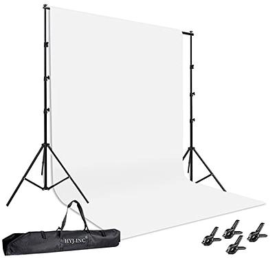 9'x13' White Photography Backdrop Photo Stand Muslin Background Suppor –  Linco Inc.