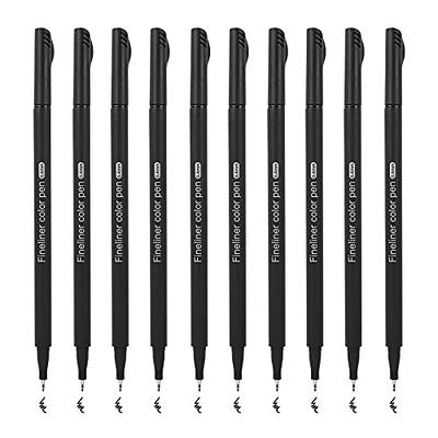  Micro Fineliner Drawing Art Pens: 12 Black Fine Line