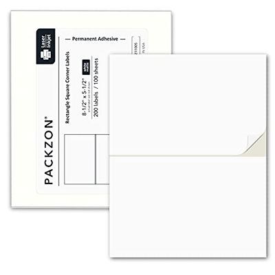 Extra Heavy Duty 130lb Cover Cardstock - 8 x 10 Bright White - 350gsm  17pt Thick Paper for Inkjet & Laser Printers - 100 Pack - Yahoo Shopping