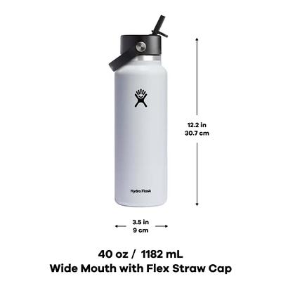 Hydro Flask 40 OZ WIDE FLEX STRAW CAP DEW - Yahoo Shopping