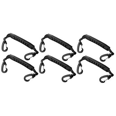 CLISPEED 4pcs Elastic Rope Nylon Straps with Hooks Buckle Straps