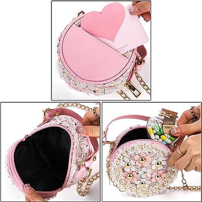 Small Fashion Purse for Little Girls Pastel Toddler Kids Bag Cute Bow(Pink)  - Walmart.com