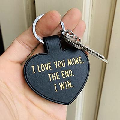 Funny Couple Keychain for Boyfriend Girlfriend Anniversary Jewelry