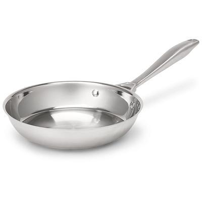 Vigor SS1 Series 3 Qt. Stainless Steel Sauce Pan with Aluminum-Clad Bottom  and Cover