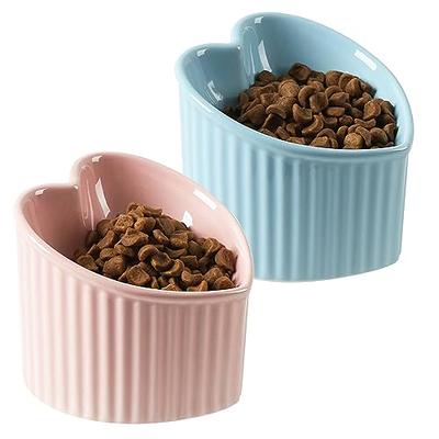 Raised Ceramic Cat Bowl Ceramic Split Pet Food Bowls Ergonomic Design Pet  Feeding Tool for Cats Dogs and Other Small Animals - AliExpress