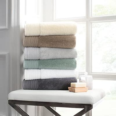 Chakir Turkish Linens Turkish Cotton Luxury Hotel & Spa Bath Towel Bath  Towel - Set of 4 White Bath Towel - Set of 4 White