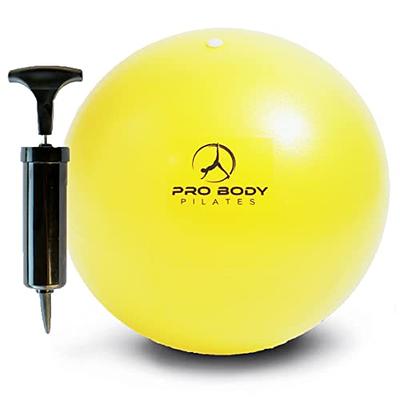 ProBody Pilates Ball Small Exercise Ball w/Pump, 9 Inch Bender