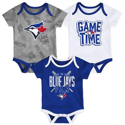 Newborn & Infant Royal/Red New York Giants Home Field Advantage Three-Piece Bodysuit, Bib Booties Set