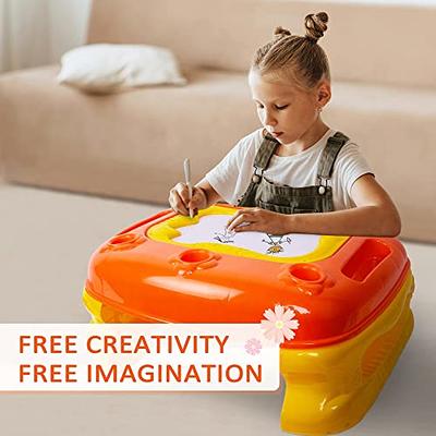 COLOR TREE Kids Easel for Boys and Girls -Educational Learning Desk Drawing  Board with Magnetic Letters,Magnet Number, White Board Marker, Drawing Tool, Eraser - Yahoo Shopping