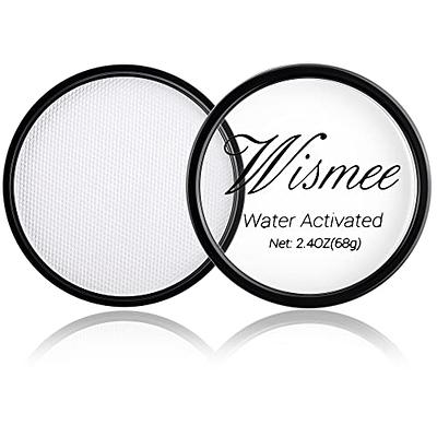 Wismee Clown White Face Body Paint, 68g/2.4oz Professional Water Activated Face  Paint SFX Makeup Cake for Cosplay Halloween Black White Face Painting Kits  for Adults Kids Special Effects Makeup - Yahoo Shopping