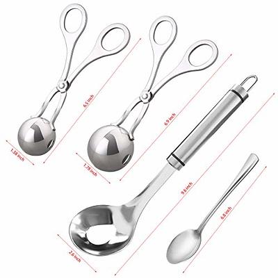 Meatball Scooper Cake Pop Scooper Melon Baller Rice Dough Ice Tongs for  Kitchen Tools