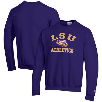 Men's Nike White LSU Tigers Logo Club Pullover Hoodie