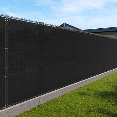 Fence4ever 68 in x 50 ft Green Privacy Fence Screen Plastic Netting Mesh Fabric