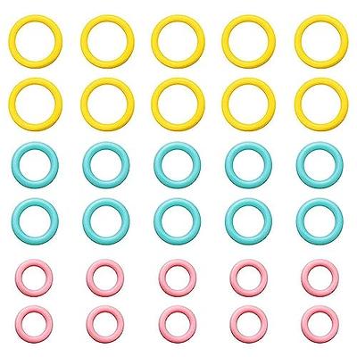 100 Pcs Knitting Stitch Rings, Knitting Crochet Markers With