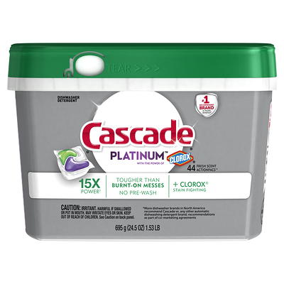 Cascade 18629 Original ActionPacs Fresh Scent Automatic Dishwasher  Detergent Pod 85 Count